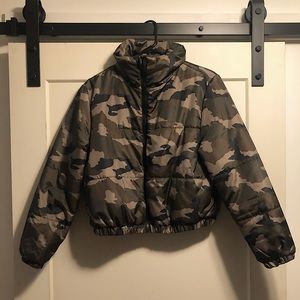 Camo puffer